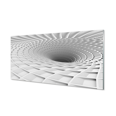 Obraz na skle 3d geometrický násypka