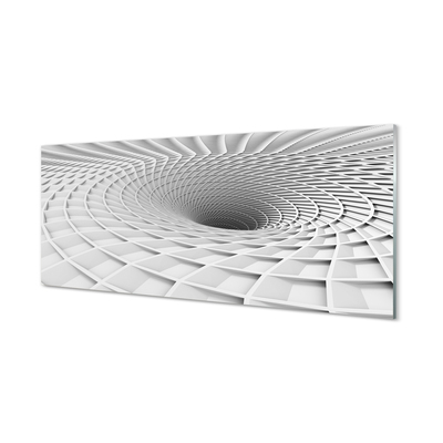Obraz na skle 3d geometrický násypka