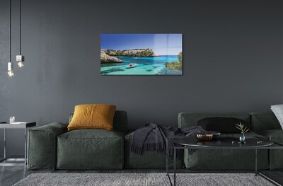 Obraz na skle Španělsko Cliffs mořské pobřeží