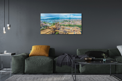 Obraz na skle Španělsko Port pobřeží město