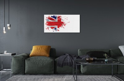 Obraz na skle Vlajka Velké Británie