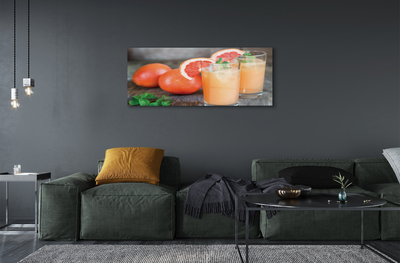 Obraz na skle grapefruit koktejl