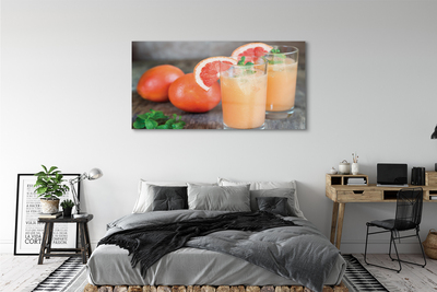 Obraz na skle grapefruit koktejl