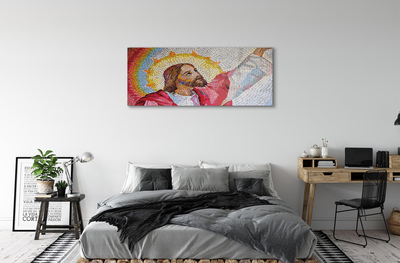 Obraz na skle mozaika Jesus