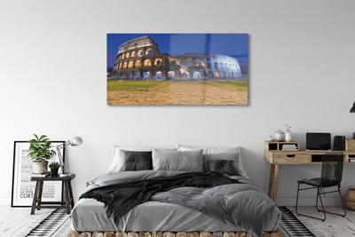 Obraz na skle Sunset Rome Colosseum