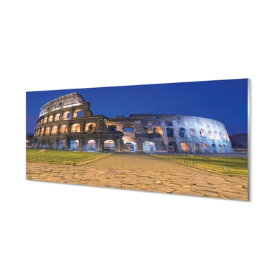 Obraz na skle Sunset Rome Colosseum