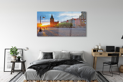 Obraz na skle Gdańsk Staré město východ