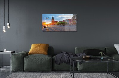 Obraz na skle Gdańsk Staré město východ