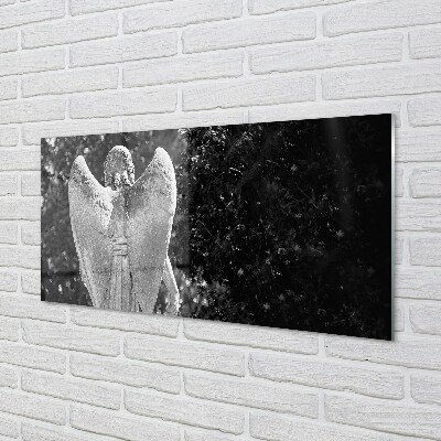 Obraz na skle Anděl křídla strom