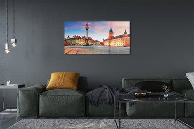 Obraz na skle Sunrise Varšava Staré Město