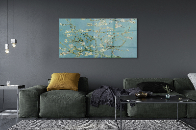 Obraz na skle Art mandlové květy