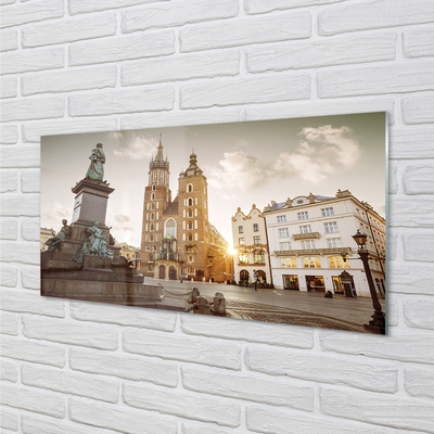 Obraz na skle Memorial Church Krakow