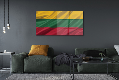Obraz na skle vlajka Litvy