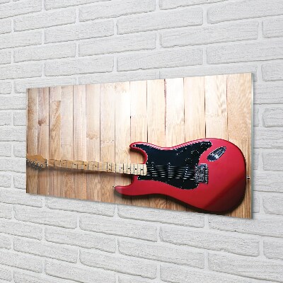 Obraz na skle Elektrická kytara