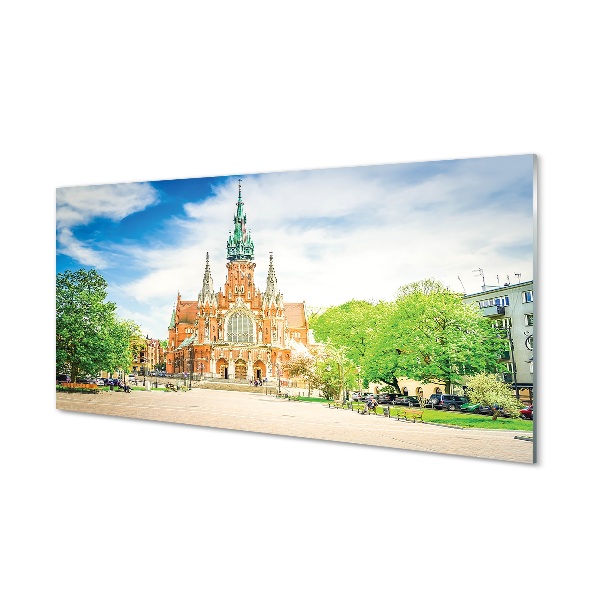 Obraz na skle Katedrála Krakow