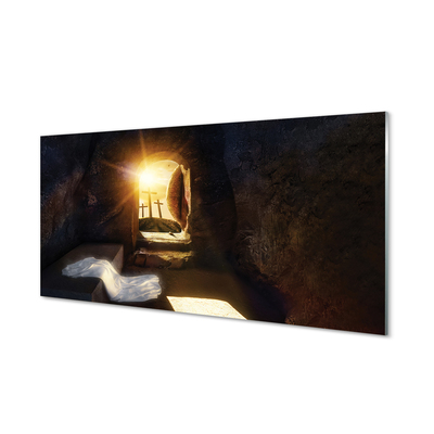 Obraz na skle Cave kříží slunce