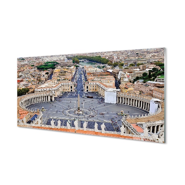 Obraz na skle Rome Vatican square panorama