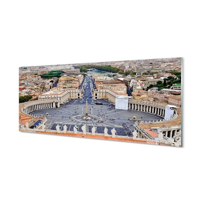 Obraz na skle Rome Vatican square panorama
