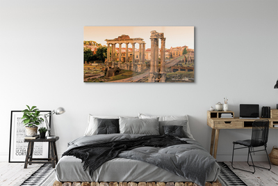 Obraz na skle Řím Roman Forum svítání