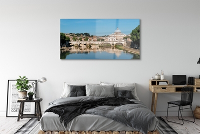 Obraz na skle Rome River mosty