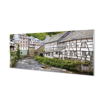 Obraz na skle Germany Staré budovy River