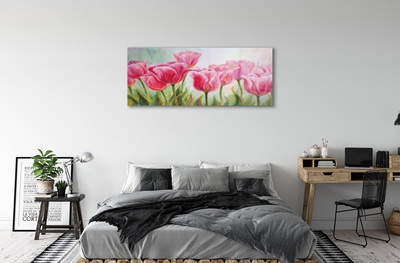 Obraz na skle tulipány obrázek