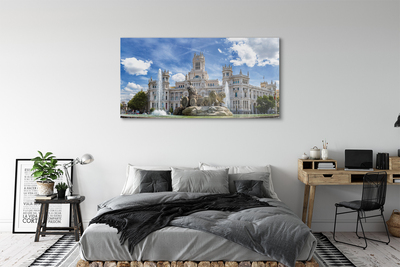 Obraz na skle Spain Fountain Palace Madrid