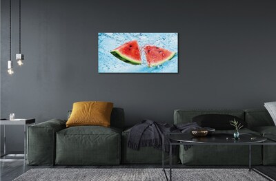 Obraz na skle meloun voda