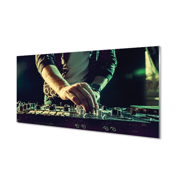 obraz-na-skle-konzole-dj-headphones