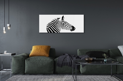 Obraz na skle Ilustrace zebra