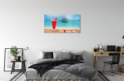 Obraz na skle Koktejl u moře