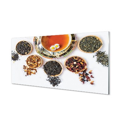Obraz na skle Bylinkový čaj