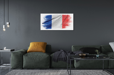 Obraz na skle vlajka Francie