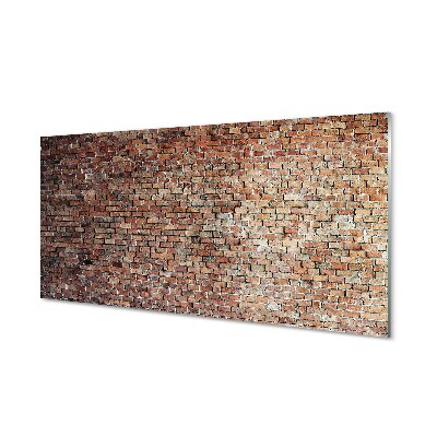 obráz na skle obráz na skle Cihlové zdi wall