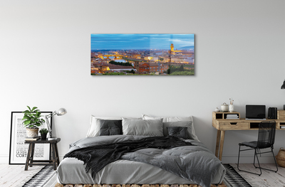 Obraz na skle Itálie Sunset panorama