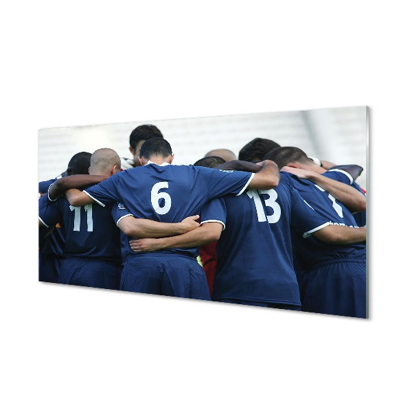 Obraz na skle Fotbalisté