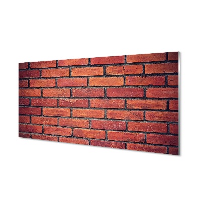 obráz na skle obráz na skle Cihla kamenná zeď