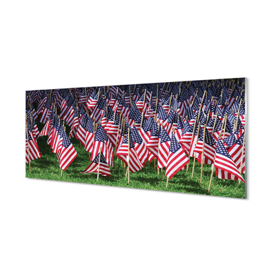 Obraz na skle Usa vlajky