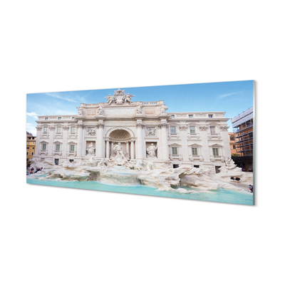 Obraz na skle Katedrála Rome Fountain