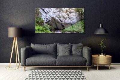 Obraz na skle Hora Jeskyně Příroda