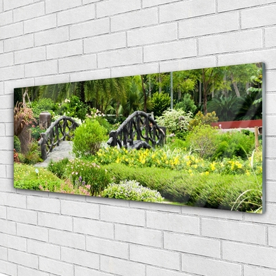 Obraz na skle Botanická Zahrada Most Umění