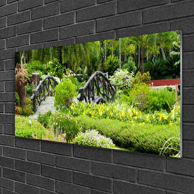 Obraz na skle Botanická Zahrada Most Umění