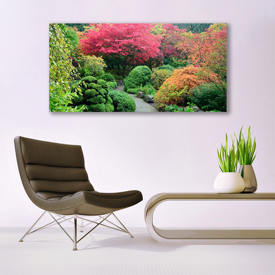 Obraz na skle Zahrada Květina Strom Příroda