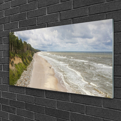 Obraz na skle Pláž Moře Strom Příroda