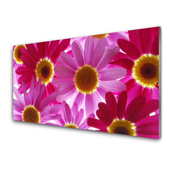 Obraz na skle Květiny