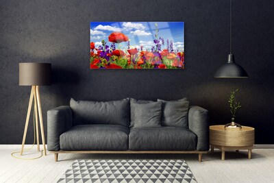Obraz na skle Tulipány Rostlina