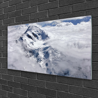 Obraz na skle Hora Mlha Krajina