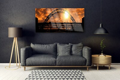 Obraz na skle Most Architektura