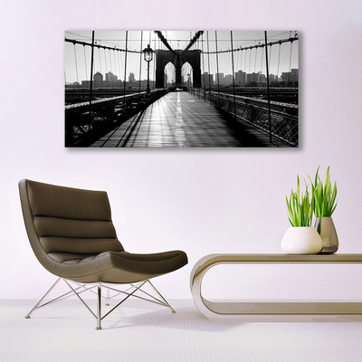 Obraz na skle Most Architektura