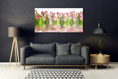 Obraz na skle Tulipány Rostlina Příroda